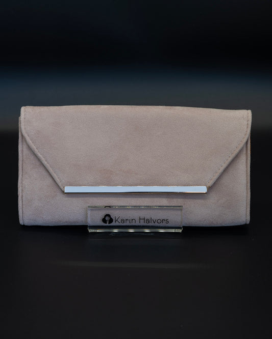 CHARLOTTE, Flap Bag, Alcantara, ROSE - 2 pcs