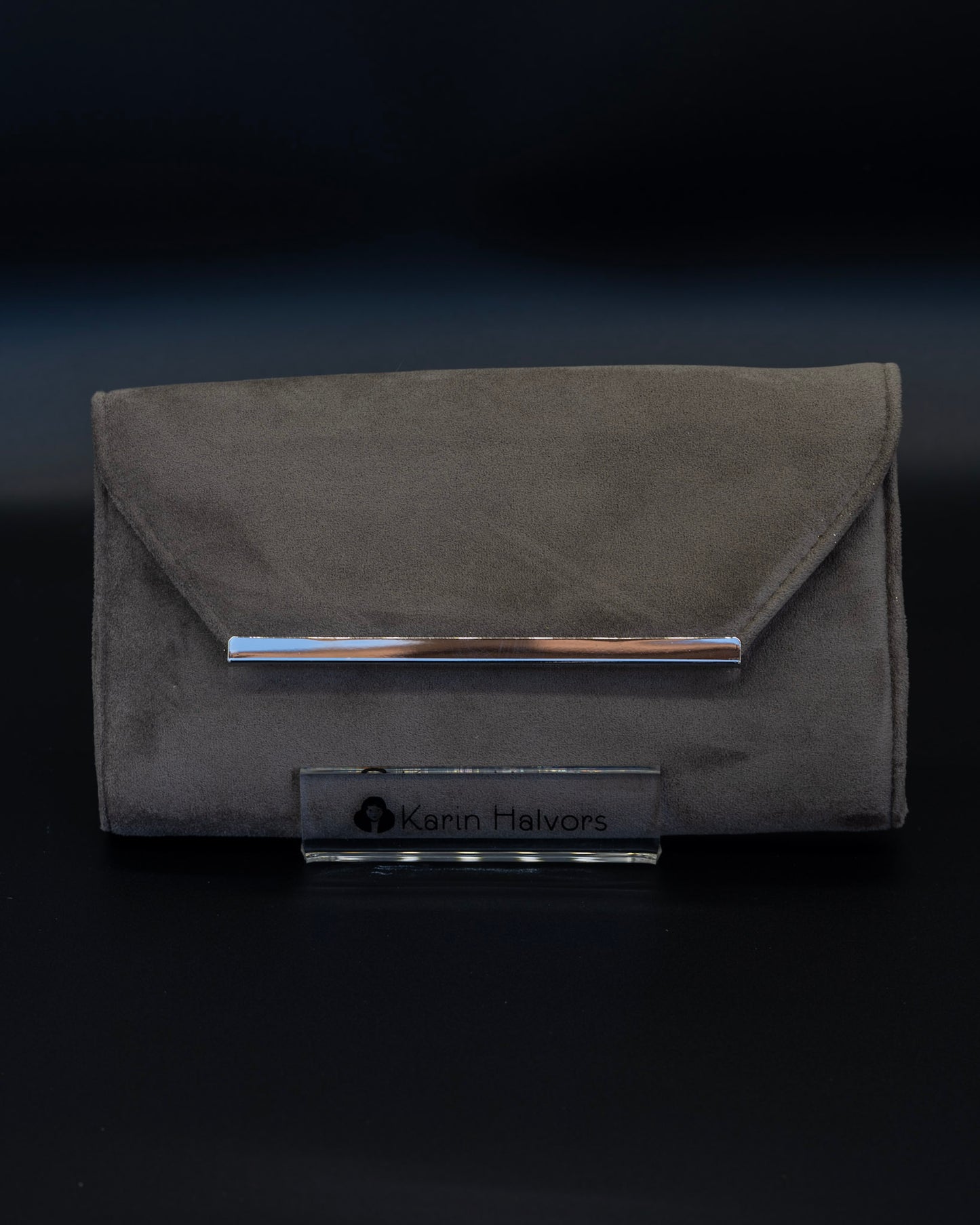 KAROLINA, Flap Bag, Alcantara, MOLE - 2 pcs