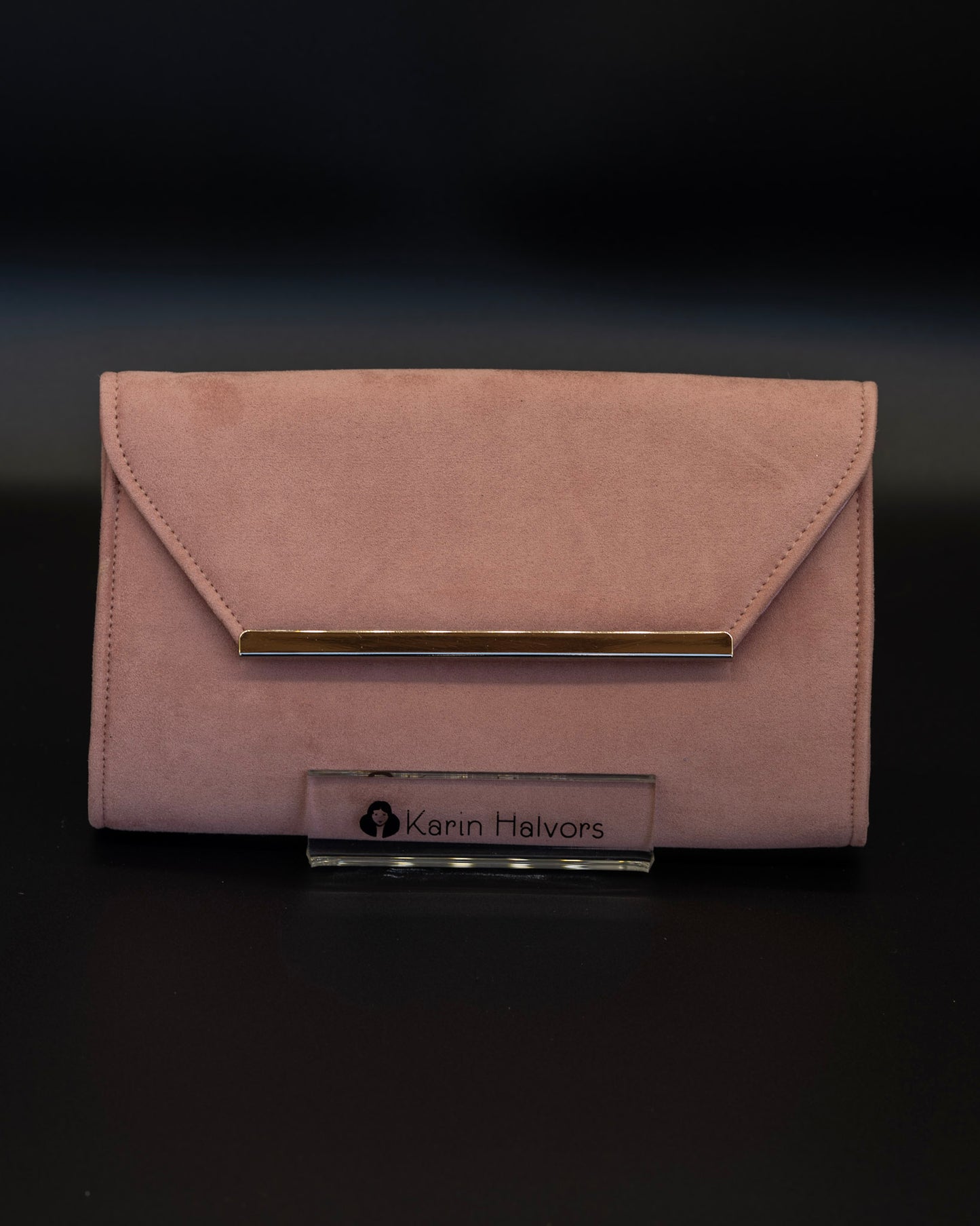KAROLINA, Flap Bag, Alcantara, ROUGE - 2 pcs