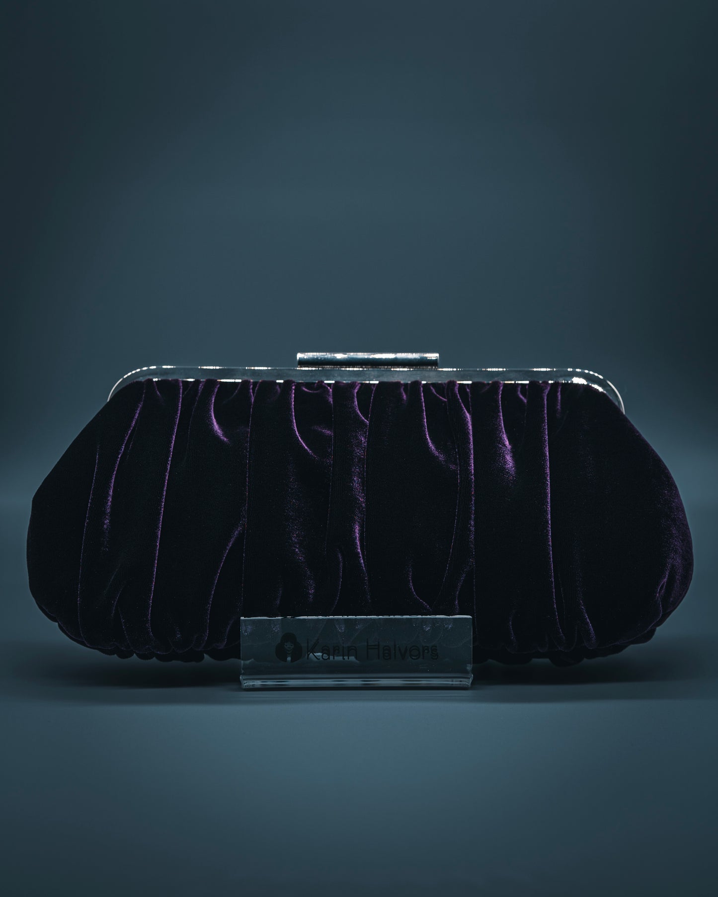 TILLY, Puffy Bag, Samt, AUBERGINE - 2Stk