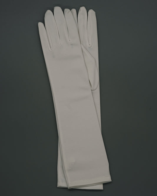 REBECCA Glove Long - WHITE - 6 pairs